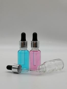 CLEAR GLASS (20ML) WITH DROPPER PIPETTE