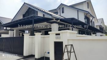 POLYCARBONATE MIX ALUMBOND COMPOSITE PANEL @JALAN FREKUENSI U16/124, SEKSYEN U16, DENAI ALAM, SELANGOR