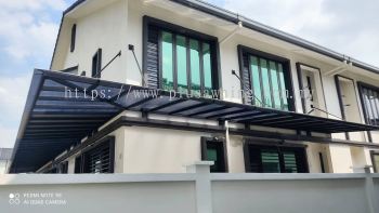 POLYCARBONATE MIX ALUMBOND COMPOSITE PANEL @JALAN FREKUENSI U16/124, SEKSYEN U16, DENAI ALAM, SELANGOR