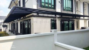 POLYCARBONATE MIX ALUMBOND COMPOSITE PANEL @JALAN FREKUENSI U16/124, SEKSYEN U16, DENAI ALAM, SELANGOR