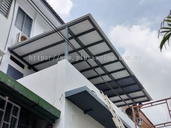 POLYCARBONATE MIX ALUMBOND COMPOSITE PANEL @JALAN PUTRI JAYA 17, TAMAN PUTRI JAYA, CHERAS, KUALA LUMPUR