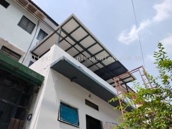 POLYCARBONATE MIX ALUMBOND COMPOSITE PANEL @JALAN PUTRI JAYA 17, TAMAN PUTRI JAYA, CHERAS, KUALA LUMPUR