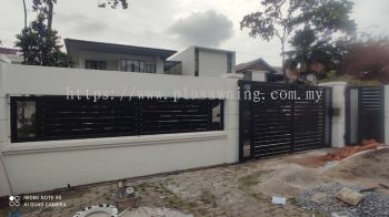 FENCING METAL WITH MIX ALUMINIUM @JALAN SETIABAKTI 9, BUKIT DAMANSARA, PETALING JAYA