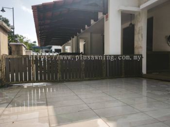 FENCING WITH MIX ALUMINUM @JALAN BK 2/4A, BANDAR KINRARA, PUCHONG, SELANGOR
