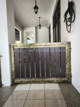 FENCING WITH MIX ALUMINUM @JALAN BK 2/4A, BANDAR KINRARA, PUCHONG, SELANGOR