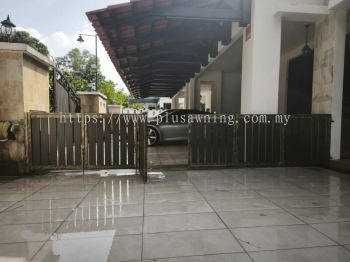 FENCING WITH MIX ALUMINUM @JALAN BK 2/4A, BANDAR KINRARA, PUCHONG, SELANGOR