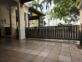 FENCING WITH MIX ALUMINUM @JALAN BK 2/4A, BANDAR KINRARA, PUCHONG, SELANGOR