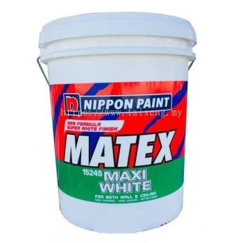 Nippon Paint Super Matex Maxi White 15245 18L 