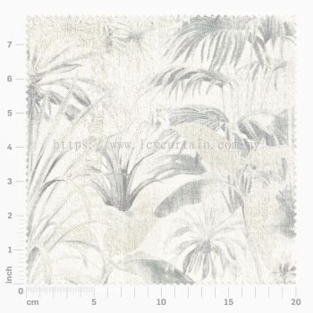 Premium European 100% Cotton Leaves Print Tropico Arum 03 Ink