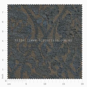 Damask Chenille Upholstery Astico Brenta 03 Midnight