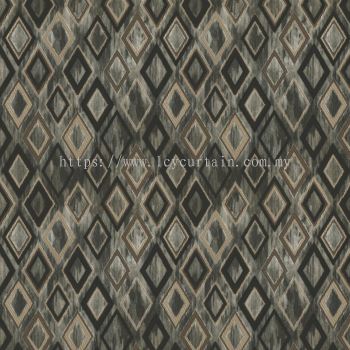 Decorum Standing 09 Fog Graphical Velvet Curtain Upholstery