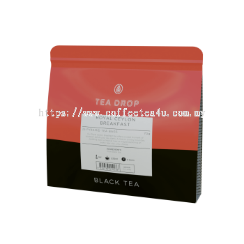 TEA DROP Royal Ceylon Breakfast Tea  (70gm*25sachet/pkt)