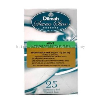 DILMAH Gourmet Tea (Pure Mint) (2gm*25sachet / box)