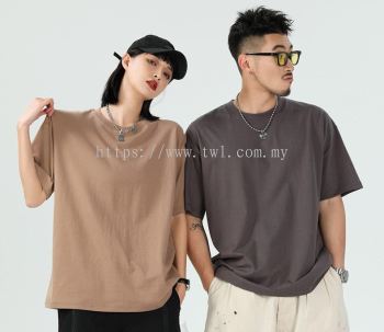 TS012 Crew Neck 200g Oversized Shirts