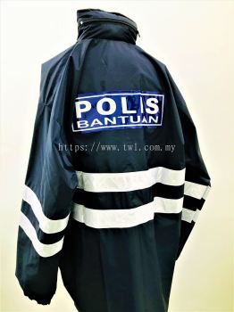 Heavy Duty Black Raincoats