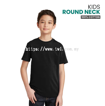RCK01 - Premium Soft Cotton 180gsm Round Neck Kids T-Shirt
