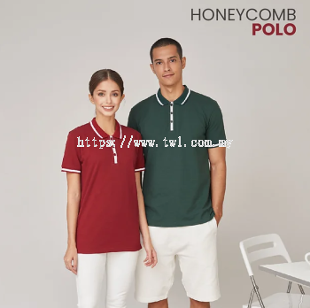 L19 - Honeycomb Polo 210GSM