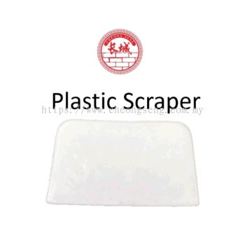 PVC Plastic Square Scraper Putty Clear