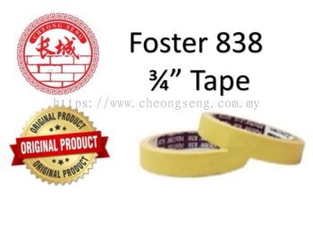 Foster Brand 838*High Temp Masking Tape *16.5mmx14m (3/4'') - 1 Roll