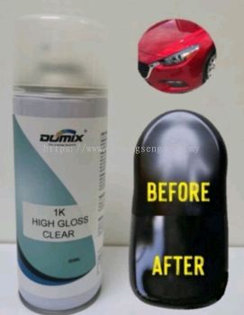 Dumix 1K High Gloss Clear Coat Spray (Aerosol 400ml)