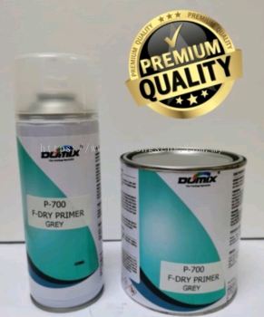 Dumix 1K (P-700) Fast Dry Primer Grey Undercoat (Aerosol 400ml/ 1 Litre)