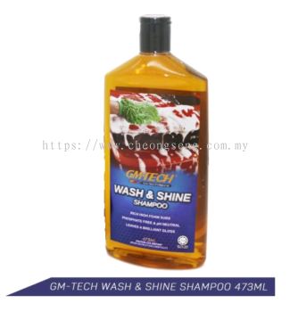 GM-TECH Wash & Shine Shampoo 473ml