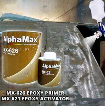 Alphamax MX-626 2K Epoxy Primer 4:1 1Liter & Activator 250ML