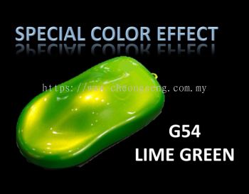 G54 LIME GREEN @SPECIAL COLOR EFFECT 2K CAR PAINT