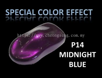 P14 MIDNIGHT BLUE @SPECIAL COLOR EFFECT 2K CAR PAINT