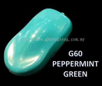 G60 PEPPERMINT GREEN @SPECIAL COLOR EFFECT 2K CAR PAINT