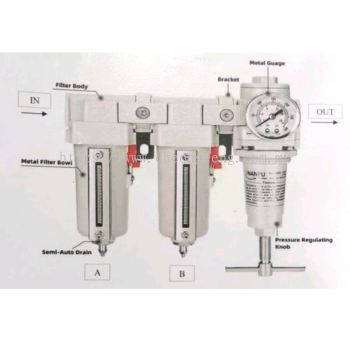 NANPU PNEUMATIC AIR FILTER & REGULATOR TDFR-04 1/2" (HIGH PRESSURE)