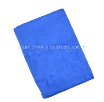 BLUE MICROFIBER TOWEL- THICK (40CMX 60CM)- 1pc