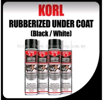 KORL RUBBERIZED UNDERCOAT BLACK / WHITE��700ML��SPRAY CAR CHASSIS SPRAY CAR PROTECTION CAR UNDER COATING