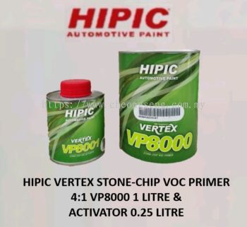 HIPIC VERTEX STONE-CHIP VOC PRIMER 4:1 VP8000 1L & ACTIVATOR 0.25L (SET)