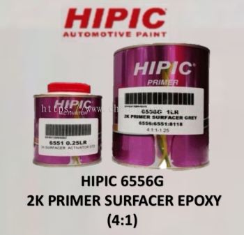 HIPIC 6556G 2K PRIMER SURFACER GREY 1 LITRE SET WITH ACTIVATOR (4:1) ������