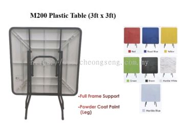M200 PLASTIC TABLE (3ft X 3ft)