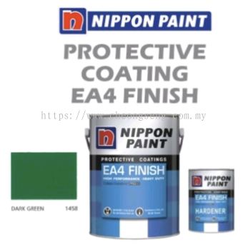 Nippon High Performance Protective Coating - EA4 Finish - Dark Green 1458 / Epoxy Paint 