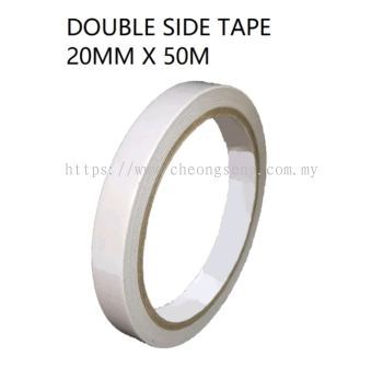 DOUBLE SIDE TISSUE TAPE (20MMX 50M) / 90 MIC