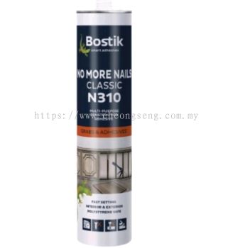 Bostik N310 NO MORE NAILS CLASSICMULTI-PURPOSE CONSTRUCTION ADHESIVE (320g)