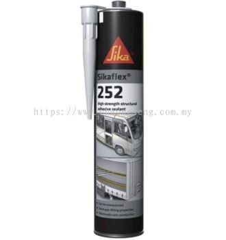 Sikaflex-252 Elastic adhesive for vehicle assembly bonding (300ml) White/ Black