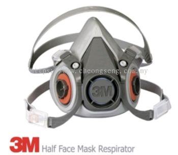 3M 6200 RESPIRATOR + 3M 6001 CARTRIDGE + 3M 501 COVER + 3M 5N11 FILTER