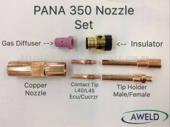 PANA 350 GAS NOZZLE SET 