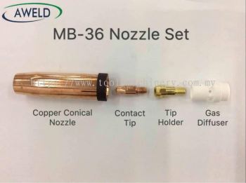 MIG NOZZLE SETMB-36