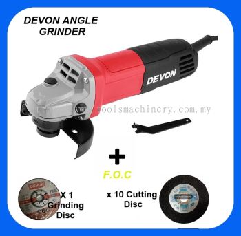 DEVON ANGLE GRINDER 100MM 4"-2827-7-100