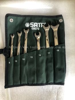 SATA 09070 Metric Combination Wrench Set 7Pcs