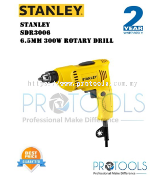 SDR3006-B1 STANLEY 6.5MM 300W ROTARY DRILL