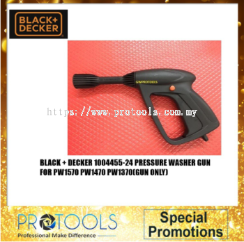 BLACK + DECKER 1004455-24 PRESSURE WASHER GUN FOR PW1570 PW1470 PW1370(GUN ONLY) - ORINGINAL