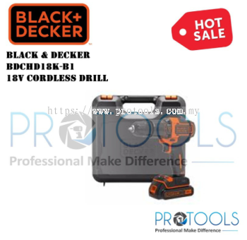 BDCHD18K-B1 BLACK AND DECKER 18V CORDLESS DRILL