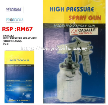 CASALLE HIGH PRESSURE SPRAY GUN PQ2 -1000CC/1.5MM