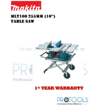 MAKITA TABLE SAW MLT100 25MM (10") COME WITH WTS 03